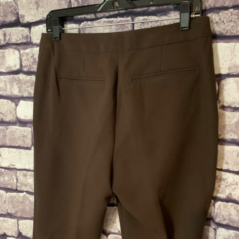 Chico's So Slimming Brown Pants Size S/6 Short - Picture 7 of 9